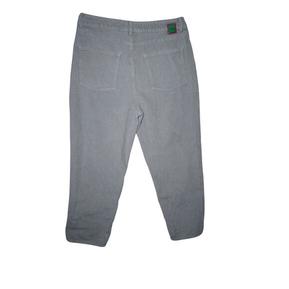 Empyre Women’s Gray Corduroy Pants Size 14 Y2K Skater Streetwear Retro Jeans - Picture 6 of 10